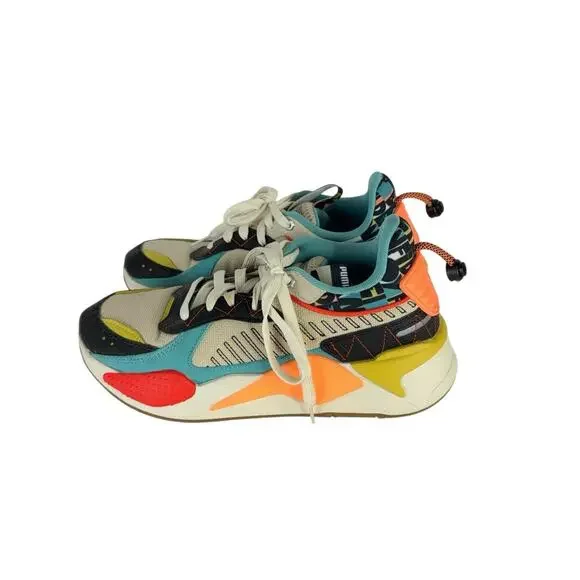 PUMA RS-X HC Putty Black Porcelain Running Training Sneakers Women’s Size 8 EUC - Picture 3 of 9